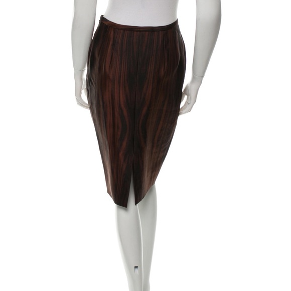 Michael Kors silk/wool blend pencil skirt size 4 - Picture 4 of 5